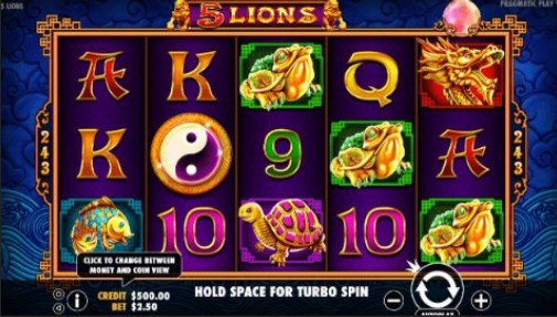 5 Lions Casino Games