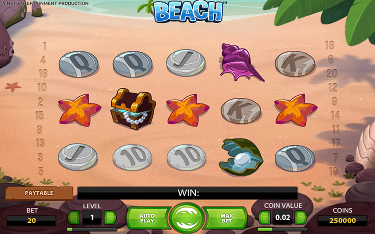 Beach Slot Reels