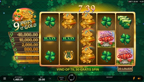 9 Pots of Gold Casino Games