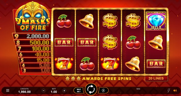 9 Masks of Fire Casino Games
