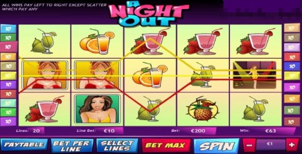 A Night Out Casino Games