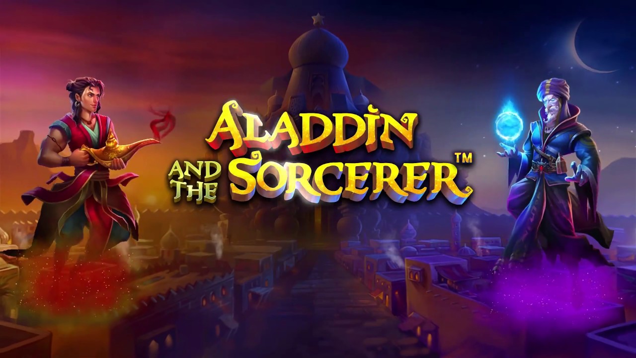 Aladdin and the Sorcerer Slot Logo Kong Casino
