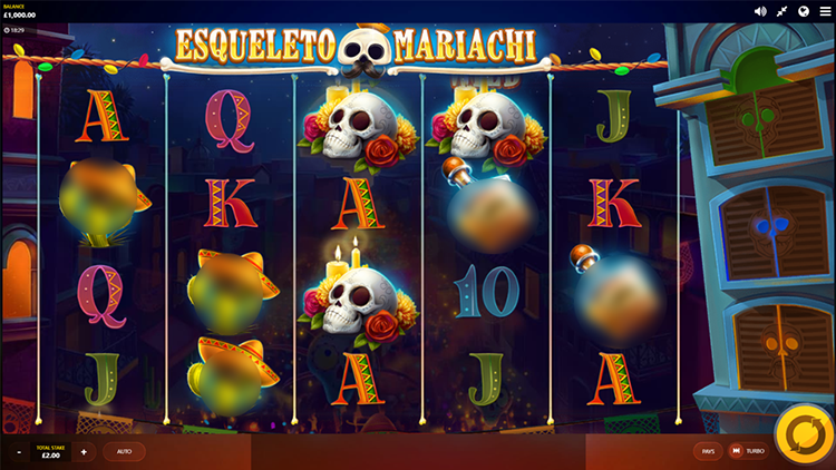 Esqueleto Mariachi mobile slot