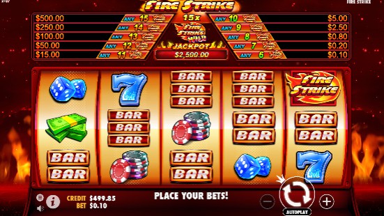 Fire Strike Casino Games