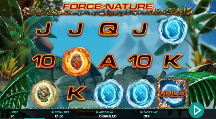 Force of Nature mobile slot