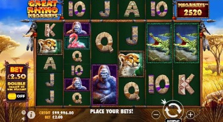 Great Rhino Megaways Casino Games