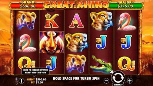Great Rhino Casino Games