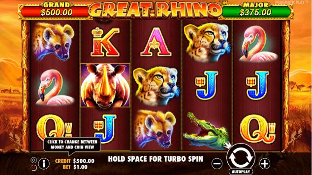 Great Rhino mobile slot