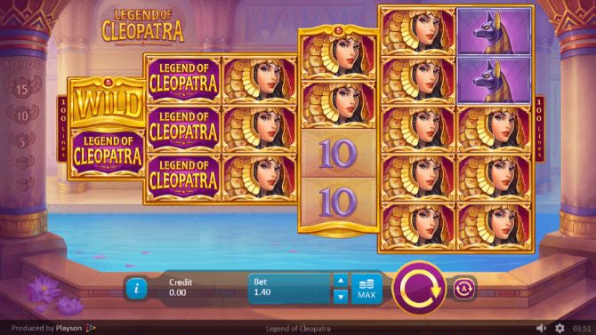 Legends of Cleopatra mobile slot