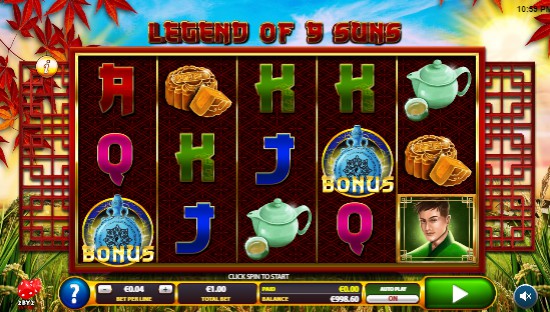 Legend of 9 Suns Casino Games