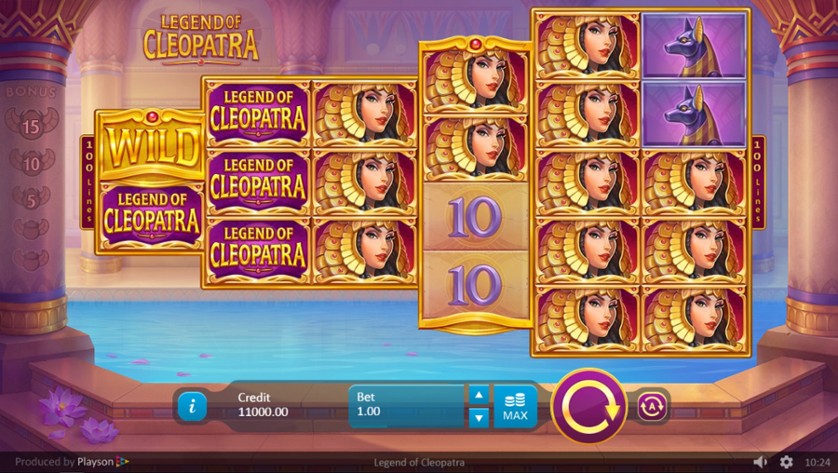 Legend of Cleopatra Slots Reels