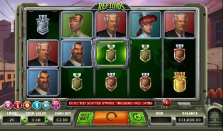 Reptoids Casino Games