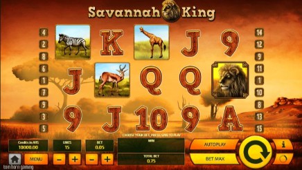 Savannah King Casino Games