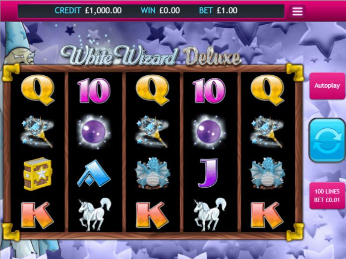 White Wizard Deluxe mobile slot