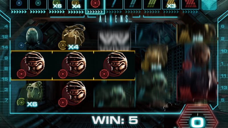 Aliens Slot Gameplay