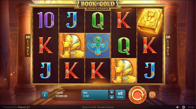 Book of Gold: Double Chance mobile slot