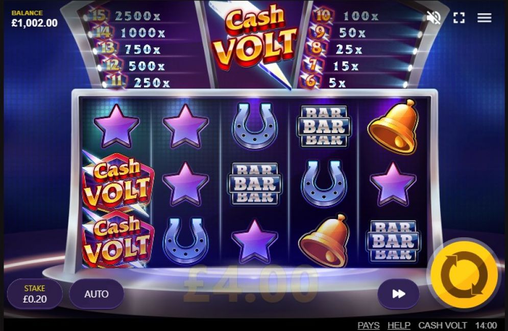 Cash Volt Slot Gameplay