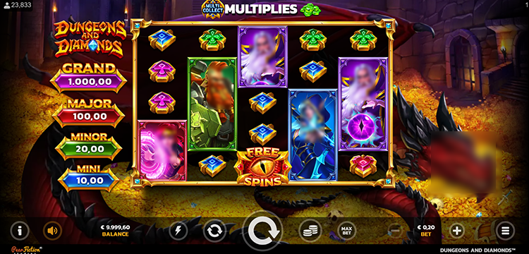 Dungeons and Diamonds SlotS oNLINE