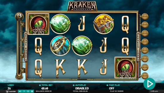 Kraken Conquest casino games