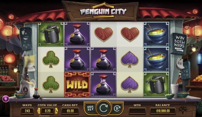 Penguin City Slot Gameplay