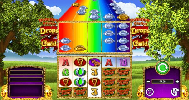 Rainbow Riches: Drops of Gold mobile slot