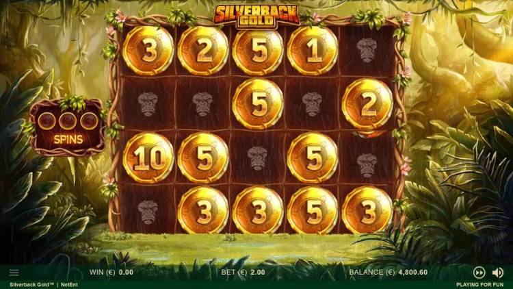 Silverback Gold Slot Bonus Features