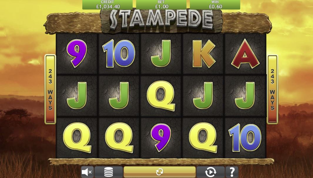 Stampede Slot Gameplay