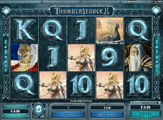 Thunderstruck II mobile slot