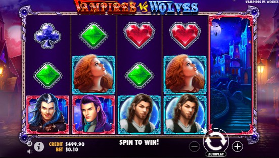 Vampires vs Wolves Casino Games