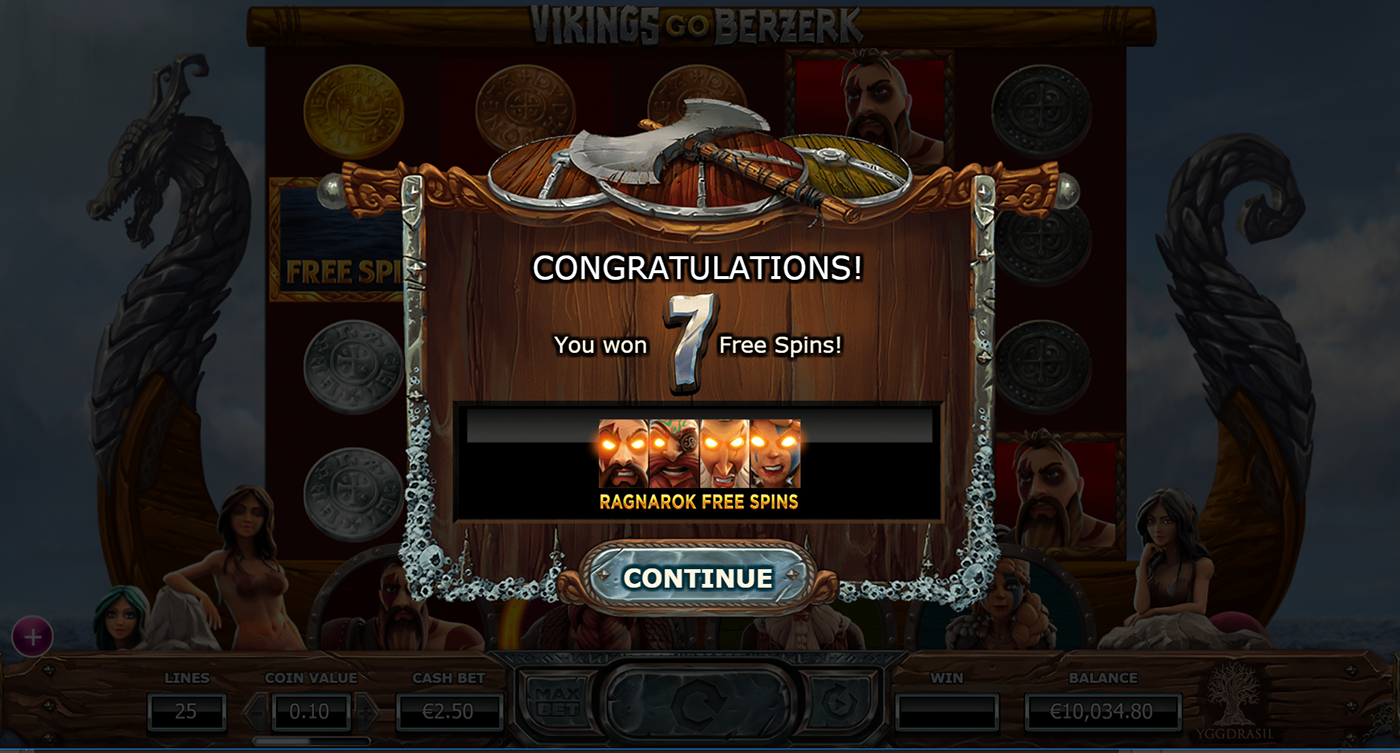 Vikings Go Berzerk Free Spins