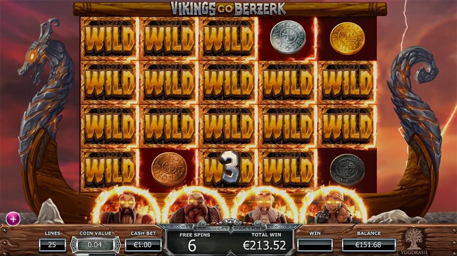 Vikings Go Berzerk Slots Reels