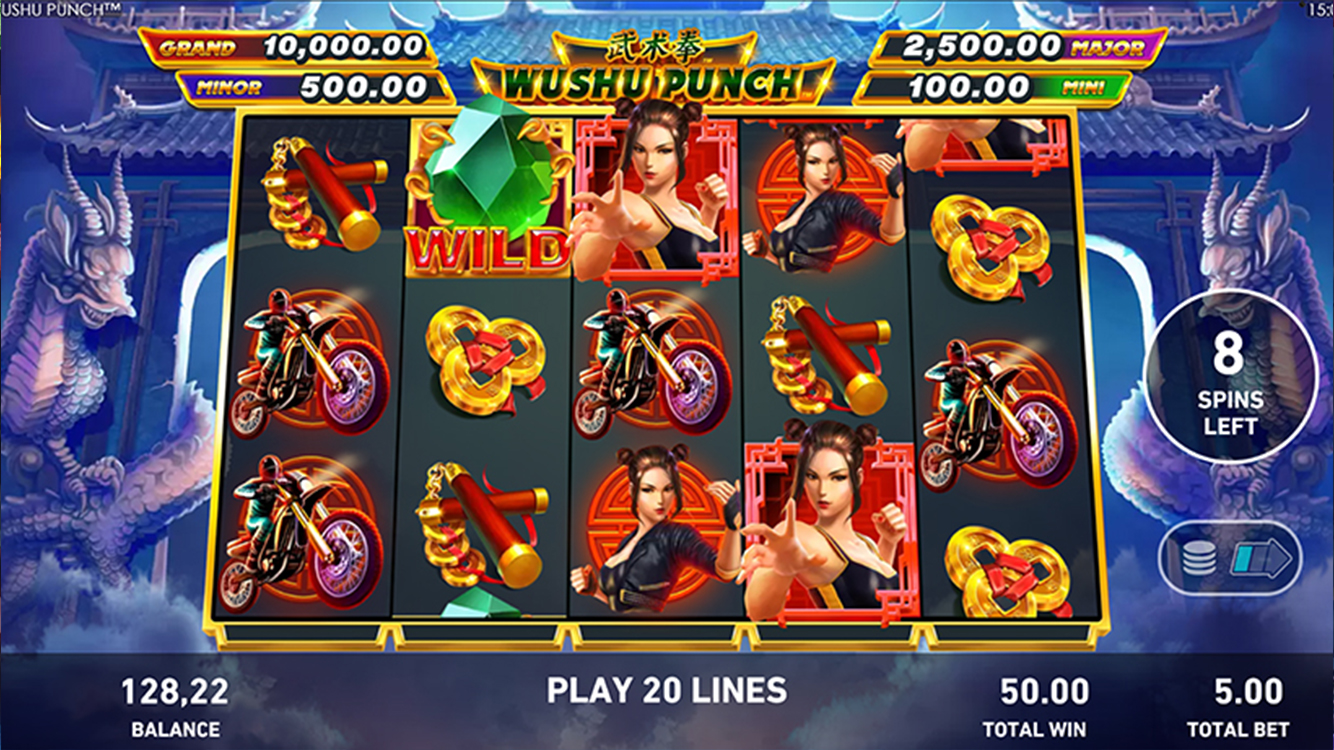 Wushu Punch Slot Gameplay